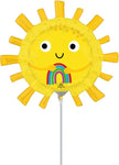 Happy Sun (requires heat-sealing) 14″ Foil Balloon by Anagram from Instaballoons