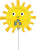 Happy Sun (requires heat-sealing) 14″ Foil Balloon by Anagram from Instaballoons