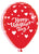 Happy Valentine's Day Script Hearts 11″ Latex Balloons by Sempertex from Instaballoons