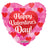 Happy Valentines Day 18″ Foil Balloon by Convergram from Instaballoons