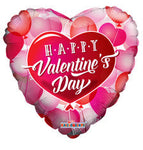 Happy Valentines Day 18″ Foil Balloon by Convergram from Instaballoons