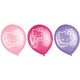Hello Kitty Rainbow Printed 12″ Latex Balloons (6 count)