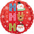 Ho Ho Ho Christmas 17″ Foil Balloon by Anagram from Instaballoons