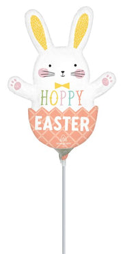 Hoppy Easter Bunny 14″ Foil Balloon by Anagram from Instaballoons