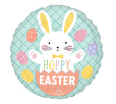 Hoppy Easter Bunny Eggs 18″ Foil Balloon by Anagram from Instaballoons