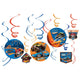 Hot Wheels Wild Racerª Foil Swirl Value Pack Decorations - Amscan