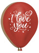 I Love You Bright Latex Assortment 11″ Latex Balloons (50 count)