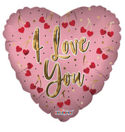 I Love You Cherries Heart 18″ Foil Balloon by Convergram from Instaballoons