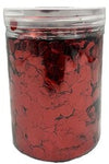 Imported Metallic Confetti Jar - Red 1cm