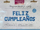 Feliz Cumpleanos Blue 16″ Balloon Banner Set