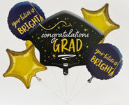 Imported Mylar & Foil Grad Bright Future Bouquet Balloon