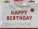 Happy Birthday 16" Red Balloon Banner Set