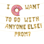 Donut Pun Promposal PROM? Balloon Banner Set