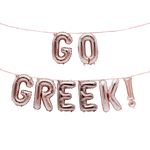 GO GREEK! Greek Sorority Fraternity Balloon Banner Set