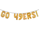 GO 49ERS! Balloon Banner Set