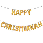 HAPPY CHRISMUKKAH Balloon Banner Set