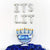 Hanukkah It's Lit 16" Silver Balloon Phrase and 29" Menorah Set