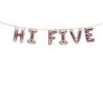 HI FIVE 5th Birthday Balloon Banner Set