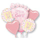 It's A Girl Balloon Bouquet