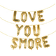 LOVE YOU SMORE 16" Balloon Phrase Banner Set