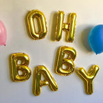 OH BABY 16" Balloon Phrase Banner Set