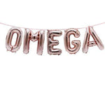 OMEGA Greek Sorority Fraternity Balloon Banner Set