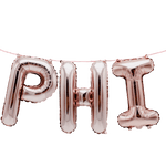 PHI Greek Sorority Fraternity Balloon Banner Set