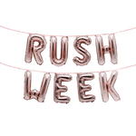 RUSH WEEK Greek Sorority Fraternity Balloon Banner Set