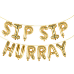 SIP SIP HURRAY Balloon Banner Set