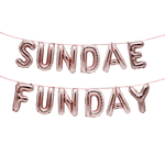 SUNDAE FUNDAY Balloon Banner Set