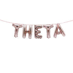 THETA Greek Sorority Fraternity Balloon Banner Set