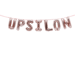 UPSILON Greek Sorority Fraternity Balloon Banner Set