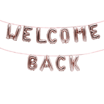 WELCOME BACK Balloon Homecoming Banner Set