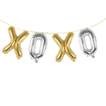 XOXO 16" Balloon Phrase Banner Set