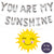 YOU ARE MY SUNSHINE Valentine's Day Balloon Banner Set