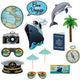 Bon Voyage Photo Props (14 count)