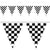 instaballoons Party Supplies Checkered Pennant Banner