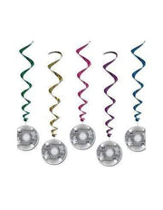 instaballoons Party Supplies Disco Ball Whirls (5 count)