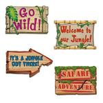 instaballoons Party Supplies Jungle Sign Cutouts