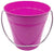 instaballoons Party Supplies Magenta Metal Bucket 5.5X6