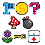 instaballoons Party Supplies Mini 8-Bit Cutouts (10 count)