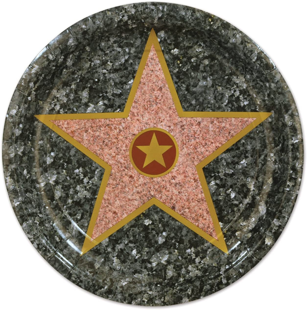 instaballoons Party Supplies Star Plates 9″ (8 count)