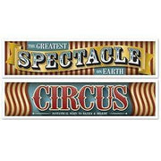instaballoons Party Supplies Vintage Circus Banners (2 count)