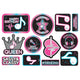 Internet Famous Cutouts 12pc - Amscan