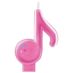 Candle - Pink Music Note - Amscan