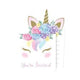 Invitations - Unicorn Baby Shower (8ct) - Creative Converting