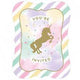 Invitations - Unicorn Sparkle (8ct) - Creative Converting