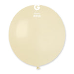 Ivory 19″ Latex Balloons by Gemar from Instaballoons