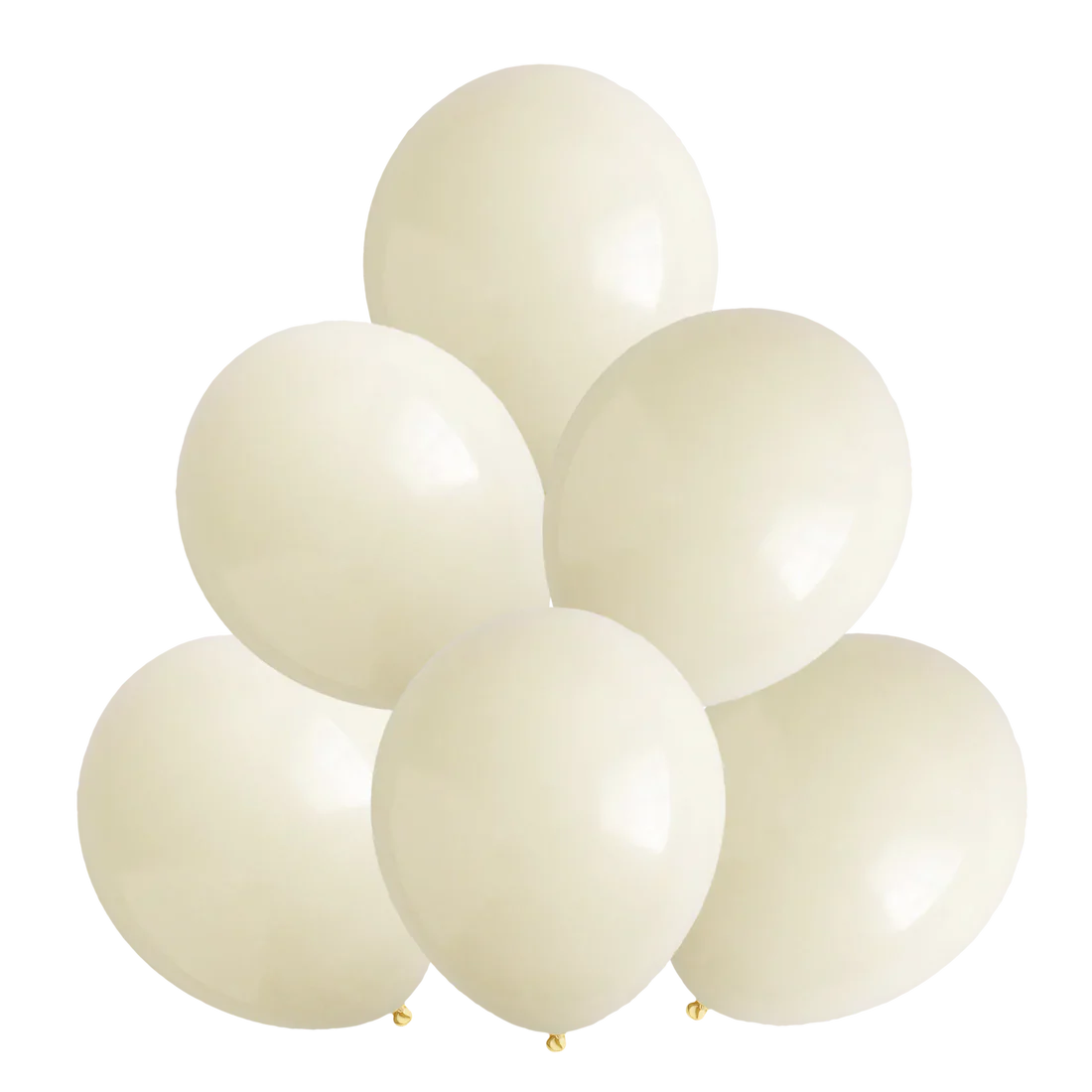 Ivory 5″ Latex Balloons by GloMex from Instaballoons
