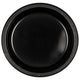 Jet Black 9" Plastic Plates (20 count)